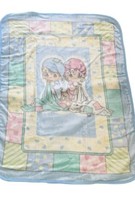 Vintage 2000 Precious Moments Plush Fleece Baby Blanket  30x45 - $34.64