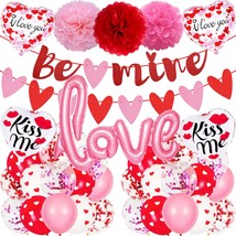 Valentines Day Decorations Kit- Valentines Day Love Ballons,Include 40 Inch Larg - £25.44 GBP