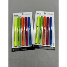 Lot of 2 Cricut INFUSIBLE INK PENS Markers FIVE NEON COLORS 1.0 Tip - £8.30 GBP