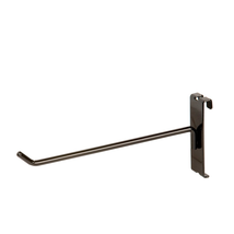 NAHANCO Metal GWH8B 8&quot; Black Gridwall Peg Hooks (Pack of 12) - £25.59 GBP