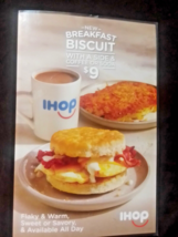 IHOP Restaurant Special Edition Breakfast Biscuits iHoppy Hour Specials ... - £11.24 GBP