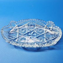 Vintage Imperial Early American Brilliant Cut Glass Bowl 6&quot; x 11&quot; - SHIPS FREE - £17.06 GBP