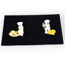 Pillsbury Doughboy Enamel Pins 2 Piece Set Willabee &amp; Ward Collection Vi... - $24.73