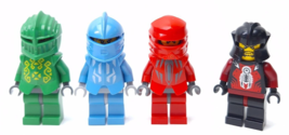 Lego Knights Kingdom II Minifigure Lot Shadow Knight Red/Green/Blue - £19.87 GBP