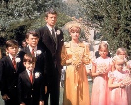 The Brady Bunch 1969 wedding Florence Henderson Robert Reed &amp; kids 8x10 photo - £7.67 GBP