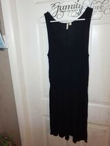 Frenchi Womens Large Cocktail Dress Black Sleeveless 100% Rayon - $13.93 CAD