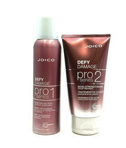 Joico Defy Damage Pro-Series Bond-Protecting  Spray 3.75 oz &amp; Treatment 5.1 oz - £48.67 GBP