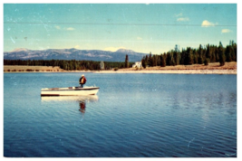 Fishing At Island Park Reservoir Idaho Fishing Postcard Posted - £6.99 GBP