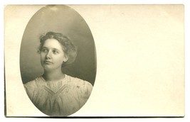 Miss Beth Shirley Photo Postcard RPPC Late Edwardian Lady AZO 1918-1930 ... - £27.29 GBP