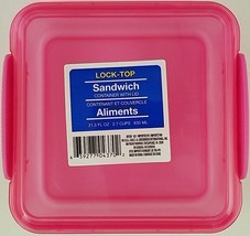 Lock-Top Reusable Sandwich Containers w Lids Plastic 1/Pk, Select: Color - £2.39 GBP