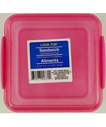 Lock-Top Reusable Sandwich Containers w Lids Plastic 1/Pk, Select: Color - £2.38 GBP
