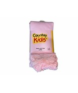 Country Kids Girls&#39;  Ruffle Pima Capri Footless Tights 6-8 years NEW WIT... - $11.51 CAD
