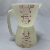 Vtg Action Ind White 2 Cup Measuring Cup With Spout - £7.76 GBP