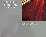 2012 Toyota Tundra Owners Manual [Paperback] Toyota - $55.85