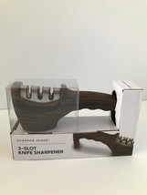 Sharper Image - 3-Slot Knife Sharpener - Ceramic, Coarse and Fine Sharpener NEW - £8.53 GBP