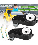 Pair 12V 30000Rpm Electric Motor With Gear Box For Kids Power Wheels Rid... - £37.21 GBP