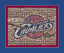 Cleveland Cavaliers Photo Mosaic Print Art- Over 50 players - 8x10 matted  - £34.59 GBP+