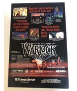 1991 Warlock Video Game Vintage Print Ad Advertisement  PA2 - $7.91