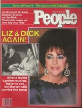 People Weekly Magazine March 15 1982 Elizabeth Taylor Richard Burton - £23.73 GBP