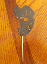 Lot of 12 Jason Mask Cupcake Toppers! Friday the 13th   - $3.95