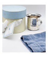Pottery Barn Kids Silver Cup ABC Baby Alphabet 2.5 inches PBK Box Keepsake  - $19.00 CAD