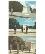 Vintage Postcards (3) Tomb Of The Unknown Soldiers, Arlington, Virginia ... - £10.22 GBP
