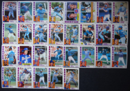 1984 Topps Atlanta Braves Team Set of 29 Baseball Cards - $10.00