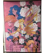 ROLLED VINTAGE SAILOR MOON FABRIC WALL SCROLL POSTER ANIME 31&quot; x 42&quot; - $847.25 MXN