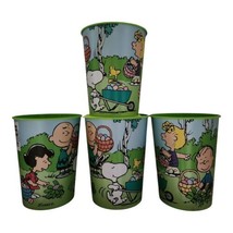 Peanuts Easter Snoopy Charlie Brown Linus Sally 10oz 4 Cup Set - £9.94 GBP