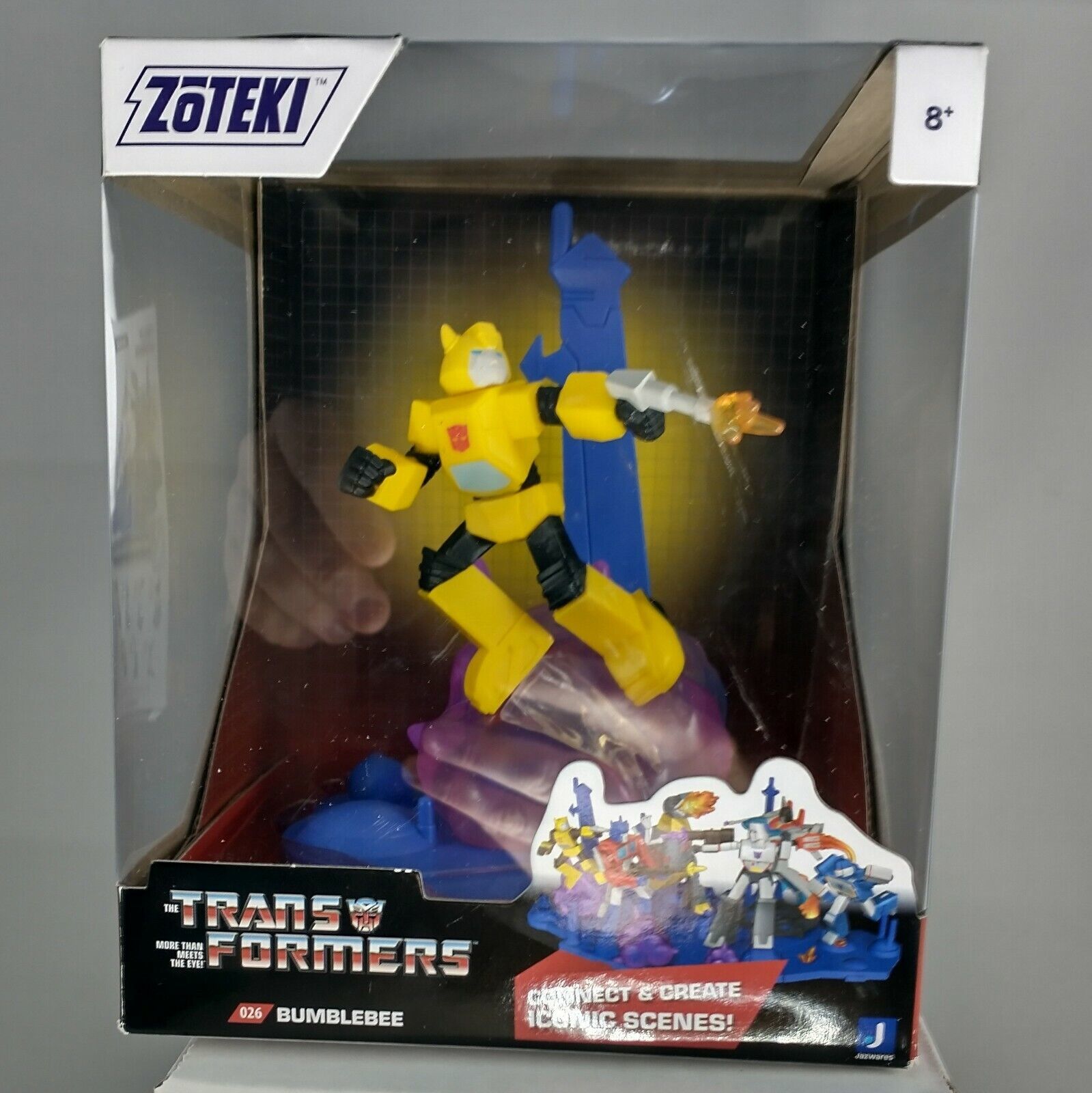 Primary image for Jazwares Zoteki G1 Transformers Bumblebee 026 Connect & Create Action Figure NIB