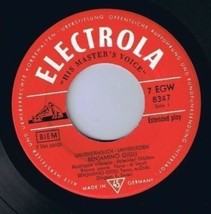 Benjamino Gigli 45 rpm Madrigale Villerecio Ritorna Amour Vergi Mein Nic... - £8.53 GBP