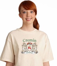 Cremin Irish Coat of arms tee Shirt in Natural - $15.63+