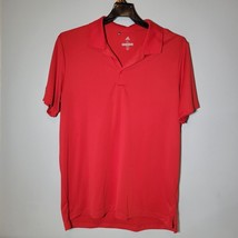 Adidas Mens Golf Polo Shirt XL Red Short Sleeve Casual - £10.18 GBP