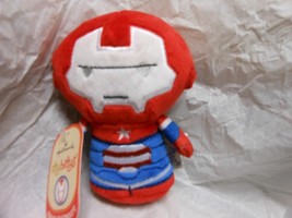 Hallmark itty bittys &quot;Iron Patriot&quot; 4&quot; Plush NWT 2nd in Iron Man Series - $100.51 MXN