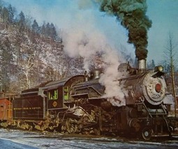 Railroad Postcard Buffalo Creek &amp; Gauley 13 Locomotive Train Audio Visual RP347 - £2.87 GBP