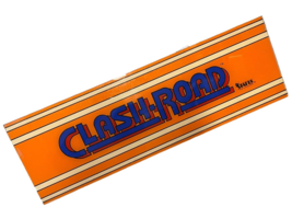 Clash Road Video Game Marquee Sign 24.5&quot; x 7&quot; Original 80&#39;s - £58.97 GBP
