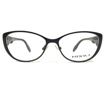 Koali Petite Eyeglasses Frames 7054K NN050 Black Purple Floral Morel 51-14-125 - £33.46 GBP
