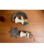 Vintage 1920&#39;s Germany Angel w/Star christmas ornament set - $25.00