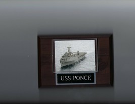 USS PONCE PLAQUE LPD-15  NAVY US USA AMPHIBIOUS TRANSPORT DOCK SHIP - $3.95