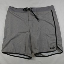 Nike 6.0 38 x 9&quot; Gray Mesh Print 404587 Legacy Unlined Hybrid Shorts - £8.62 GBP