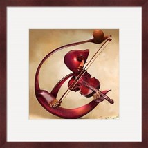 Ethereal Strings Cherry Wood Framed Fine Art Print - £235.20 GBP