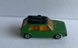 Lesney Matchbox Superfast #7 VW Golf Car Green W/Boards Diecast Car 1976 - £19.33 GBP