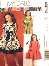 McCall's Patterns M5742 Children's/Girls' Dresses, Size CDD (2-3-4-5) - $4.83