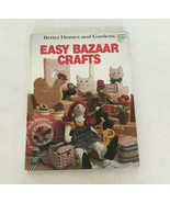 Vintage 1981 HC book Easy Bazaar crafts sewing woodburning needlepoint k... - £15.53 GBP