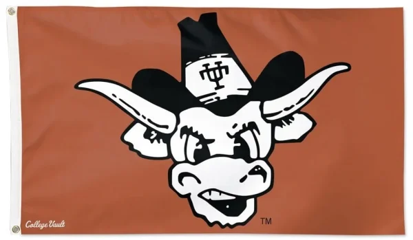 3×5FT Texas Longhorns Throwback Logo Flag for Mascot Fans - $18.00