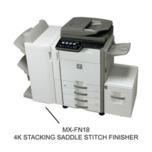 Sharp MX-FN18 4K Saddle Stitch Finisher (Requires MX-RB22) - $3,465.00