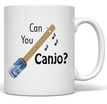 PixiDoodle Musician Sass Canjo Coffee Mug (11 oz, White) - £20.77 GBP+