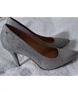 Coach Addie Pump Metallic Gray Mesh Size 7 - $100.00