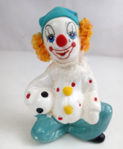 Vintage 1950s Action Industries Soccer Playing Clown 4.25&quot; Figurine - €6,81 EUR