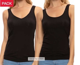 Felina Ladies&#39; Size Small Reversible Tank Tops, 3-pack, Open Box - £10.99 GBP